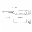 Kép 2/2 - Csontozókés TRAMONTINA Professional 12,5 cm