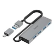 Kép 1/2 - Elosztó HUB HAMA USB 3.2 + 4xUSB/USB Type-C