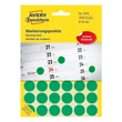 Kép 1/3 - Etikett AVERY 3376 öntapadó jelölőpont zöld 18mm 1056 jelölőpont/csomag