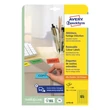 Kép 2/5 - Etikett AVERY L4793-20 38,1x21,2mm sárga 1300 címke/doboz 20 ív/doboz