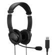 Kép 1/4 - Fejhallgató KENSINGTON mikrononos USB-A csatlakozóval