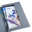 Kép 2/2 - Füzetbox SPOKO ReLeaf PP A/4 30 mm SoftTouch szürke