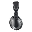 Kép 2/3 - Headset vezetékes HAMA Shell sztereó jack fekete/ezüst