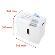 Kép 3/3 - Iratmegsemmisítő HSM Shredstar X8 konfetti 8 lap