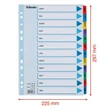 Kép 3/5 - Regiszter ESSELTE Mylar A/4 laminált karton Jan-Dec