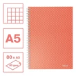 Kép 2/3 - Spirálfüzet kockás ESSELTE A/5 80 lapos Colour Breeze korall