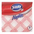 Kép 1/2 - Szalvéta SINDY 1 rétegű 45 lapos 33x33 cm piros kockás