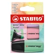 Kép 2/2 - Szövegkiemelő STABILO Boss Mini Pastel 3 darabos