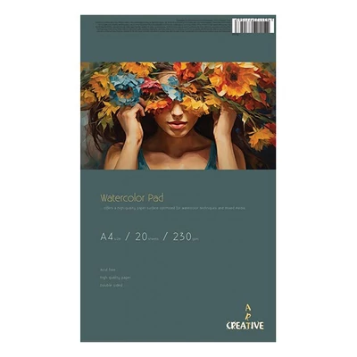 Akvarell rajztömb CREATIVE A/4 230 g 20 íves