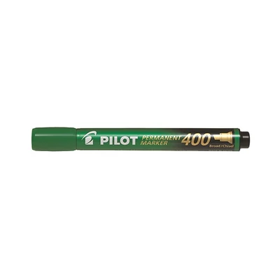 Alkoholos marker PILOT 400 vágott zöld