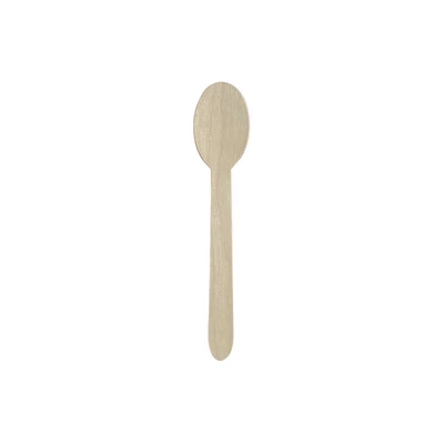 Evőkanál eldobható fa BIO 16cm 100 darabos