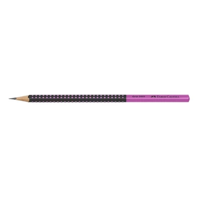 Grafitceruza FABER-CASTELL Grip 2001 HB kéttónusú fekete/pink