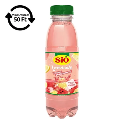 Gyümölcslé SIÓ Limonádé Citrom-dinnye 0,4L DRS