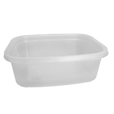 Svédtál elviteles doboz PP 500 ml natúr  50 darabos 10762